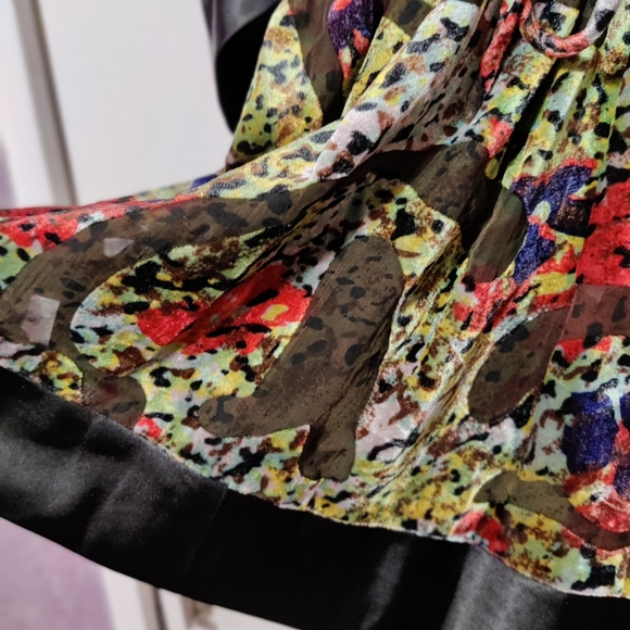 e-co-lo-gie Kimono Blouse Art to Wear Size XL - Picture 5 of 5